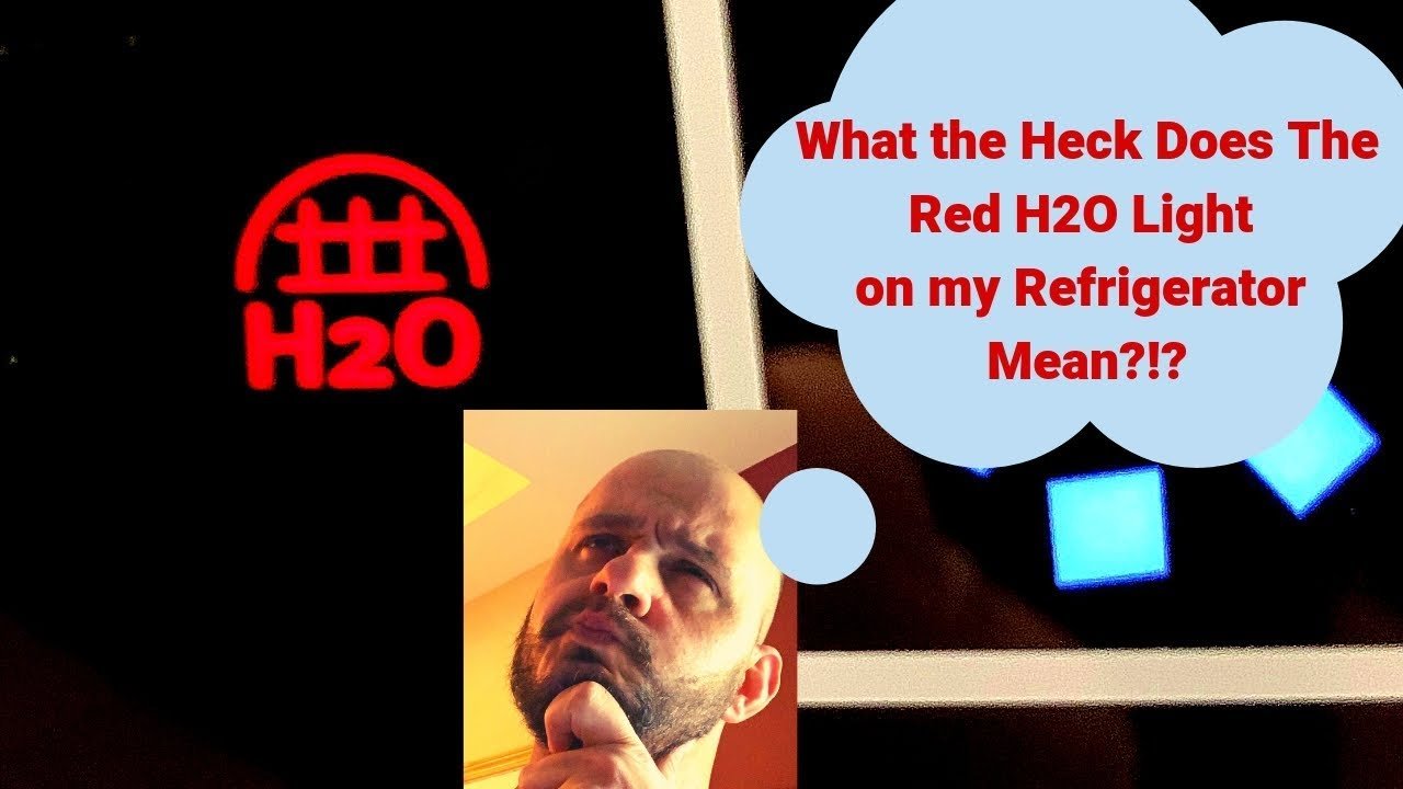 What Does the Red H20 Light on Whirlpool Refrigerator